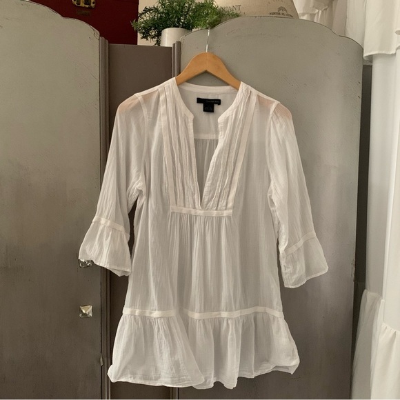Calvin Klein Jeans White Girls Tunic Top/Dress - Picture 6 of 6